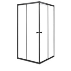 Kabina natryskowa Olga SQ80 BLACK SOLO (bez brodzika)