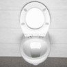 Miska WC podwieszana Doris bezkołnierzowa (z deską) – zdjęcie 5