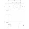 WC kompakt Makalu (z deską) – zdjęcie 5