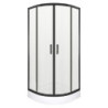 Kabina prysznicowa z brodzikiem Soho 80 (czarna)