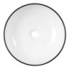 Umywalka nablatowa Kerra KR-98 WH/BL – zdjęcie 3
