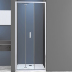 Drzwi natryskowe Solid DH 80 CHR (składane) – zdjęcie 2