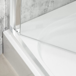 Drzwi natryskowe Solid DH 80 CHR (składane) – zdjęcie 3