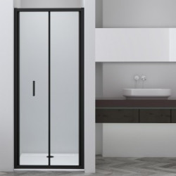 Drzwi natryskowe Solid DH 90 BL (składane) – zdjęcie 2