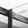 Drzwi natryskowe Solid DH 90 BL (składane) – zdjęcie 6