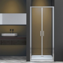 Drzwi natryskowe Solid DDP 90 CHR (wahadłowe) – zdjęcie 2