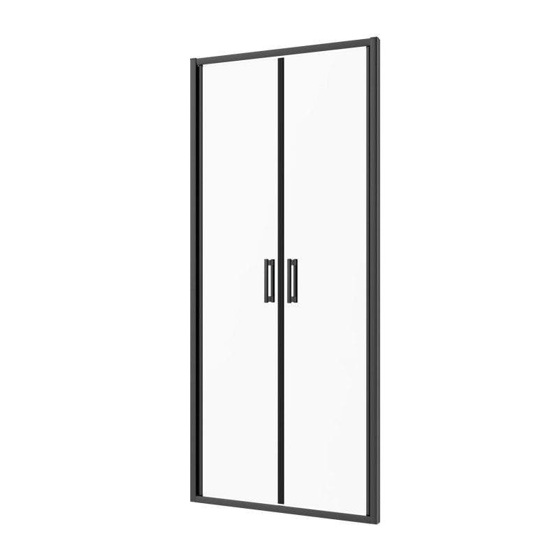 Drzwi natryskowe Solid DDP 90 BL (wahadłowe)