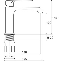 Bateria umywalkowa Maroko MA 31 Bl/Gold – zdjęcie 2