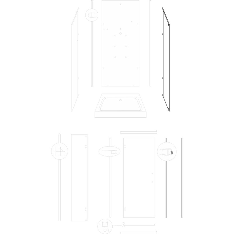 Bateria natryskowa Maroko MA 14 Graphite