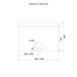 Okap podszafkowy Modo 60 WH (biały) – zdjęcie 6