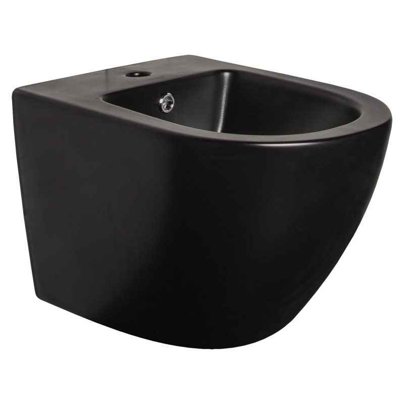 Bidet wiszący Delos (czarny mat)