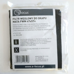 Filtr węglowy do okapów Mata FWM (uniwersalny) – zdjęcie 2