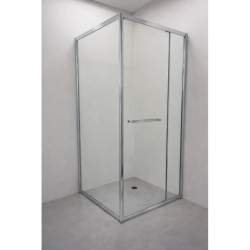 Kabina prysznicowa Heidi CHR SQ 90x90 w kolorze chrom (bez brodzika) – zdjęcie 5