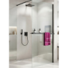 Ścianka prysznicowa Grace 100 BL Kabina natryskowa walk-in czarna – zdjęcie 5