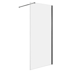 Ścianka prysznicowa Grace 80 BL Kabina natryskowa walk-in czarna – zdjęcie 6