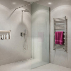 Ścianka prysznicowa Grace 80 CHR Kabina natryskowa walk-in chrom – zdjęcie 2