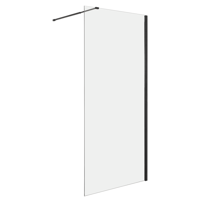 Ścianka prysznicowa Grace 120 BL Kabina natryskowa walk-in czarna