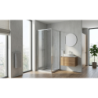 Kabina prysznicowa Heidi CHR SQ 80x80 w kolorze chrom (bez brodzika) – zdjęcie 2