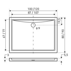 5 cm - OSKAR 100x90