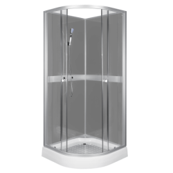 Kabina prysznicowa Classic 80 szara + bateria – zdjęcie 3