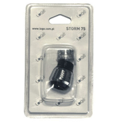 Aerator Storm 75 krótki 2-strumieniowy (chrom + czarny) – zdjęcie 2