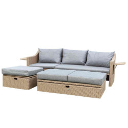 Zestaw mebli ogrodowych MALTA (sofa+stolik)