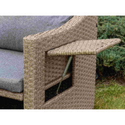 Zestaw mebli ogrodowych MALTA (sofa+stolik) – zdjęcie 2