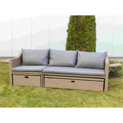 Zestaw mebli ogrodowych MALTA (sofa+stolik) – zdjęcie 5