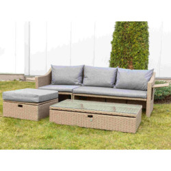 Zestaw mebli ogrodowych MALTA (sofa+stolik) – zdjęcie 11