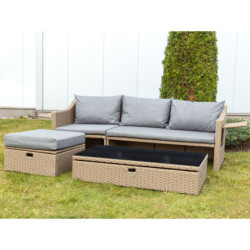 Zestaw mebli ogrodowych MALTA (sofa+stolik) – zdjęcie 13