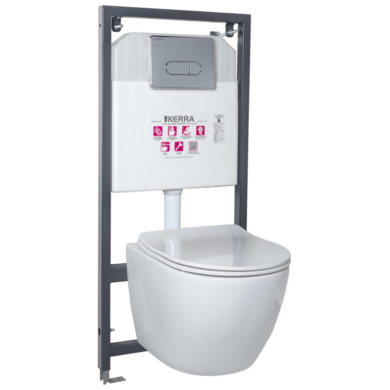 Zestaw podtynkowy WC Delos/Pacific CHR