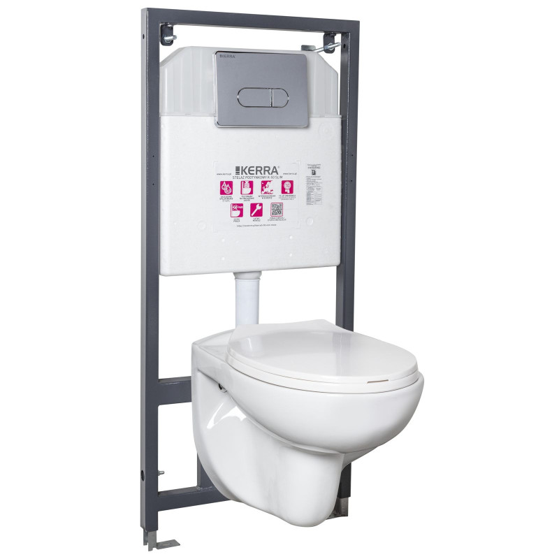 Zestaw podtynkowy WC Doris/Pacific CHR