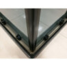 Kabina prysznicowa Tiara Square 90x90 kwadratowa (czarna) – zdjęcie 3