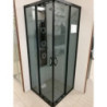 Kabina prysznicowa Tiara Square 90x90 kwadratowa (czarna) – zdjęcie 5
