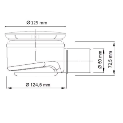 Syfon brodzikowy Speed fi 90mm – zdjęcie 2