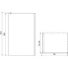Ścianka prysznicowa Alfa TR 90 cm - Kabina Walk-In