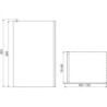 Ścianka prysznicowa Alfa TR 100cm - Kabina Walk-In – zdjęcie 3