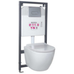 Zestaw podtynkowy WC Delos/Pacific CHR