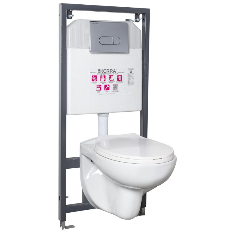 Zestaw podtynkowy WC Doris/Pacific CHR
